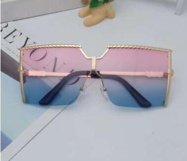 Frameless conjoined marine windproof sunglasses