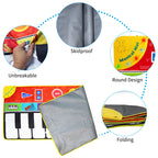 Piano blanket for babies and children