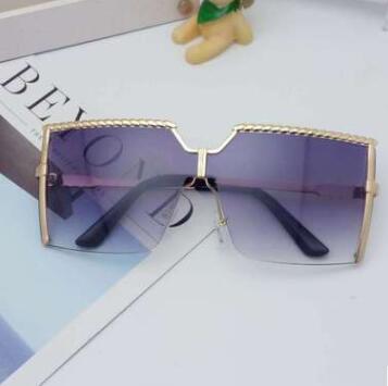 Frameless conjoined marine windproof sunglasses