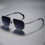 Pure Titanium Polarized Driving Polygon UV-proof Sunglasses
