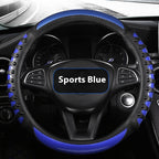 Leather Silicone Four Season Car Accessories Steering Wheel Cover