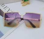 Frameless conjoined marine windproof sunglasses