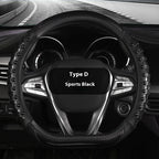 Leather Silicone Four Season Car Accessories Steering Wheel Cover