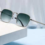 Internet-famous Sunglasses Men's And Women's Korean-style Square Oval
