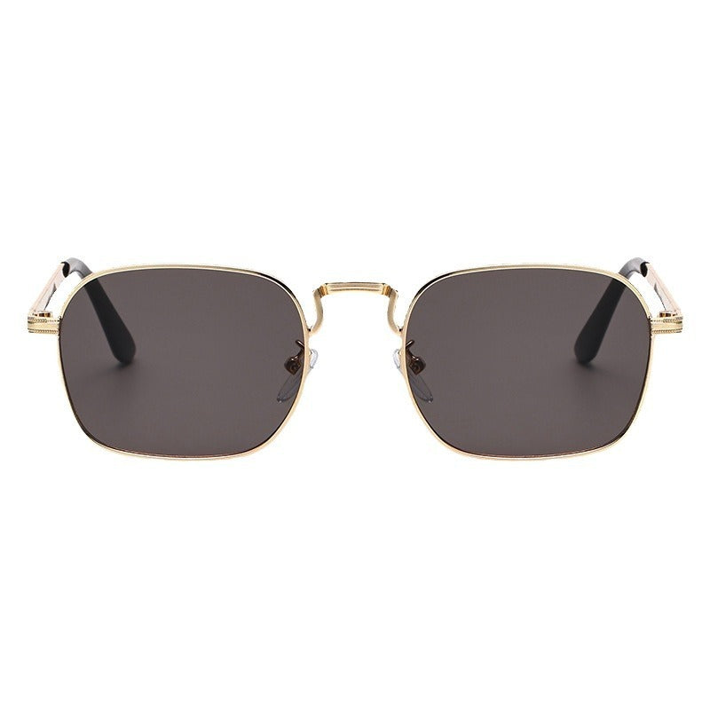 Internet-famous Sunglasses Men's And Women's Korean-style Square Oval