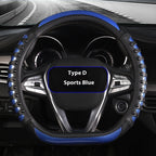 Leather Silicone Four Season Car Accessories Steering Wheel Cover