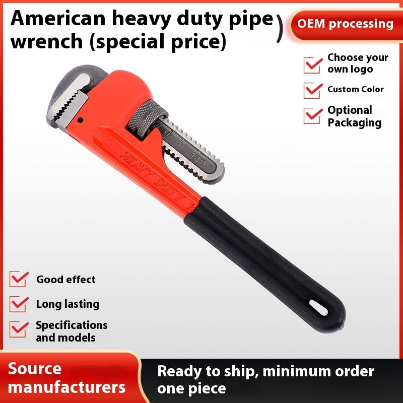Heavy Pipe Tongs Multifunctional Hardware Tools Water Pipe Pliers
