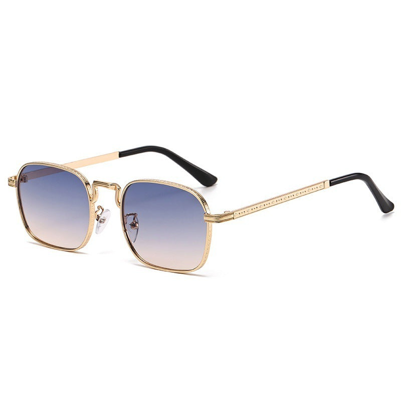 Internet-famous Sunglasses Men's And Women's Korean-style Square Oval