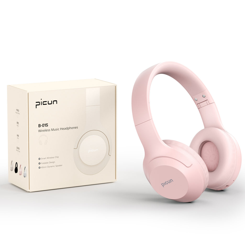 New Headset Wireless Bluetooth Headset Bass Folding Card