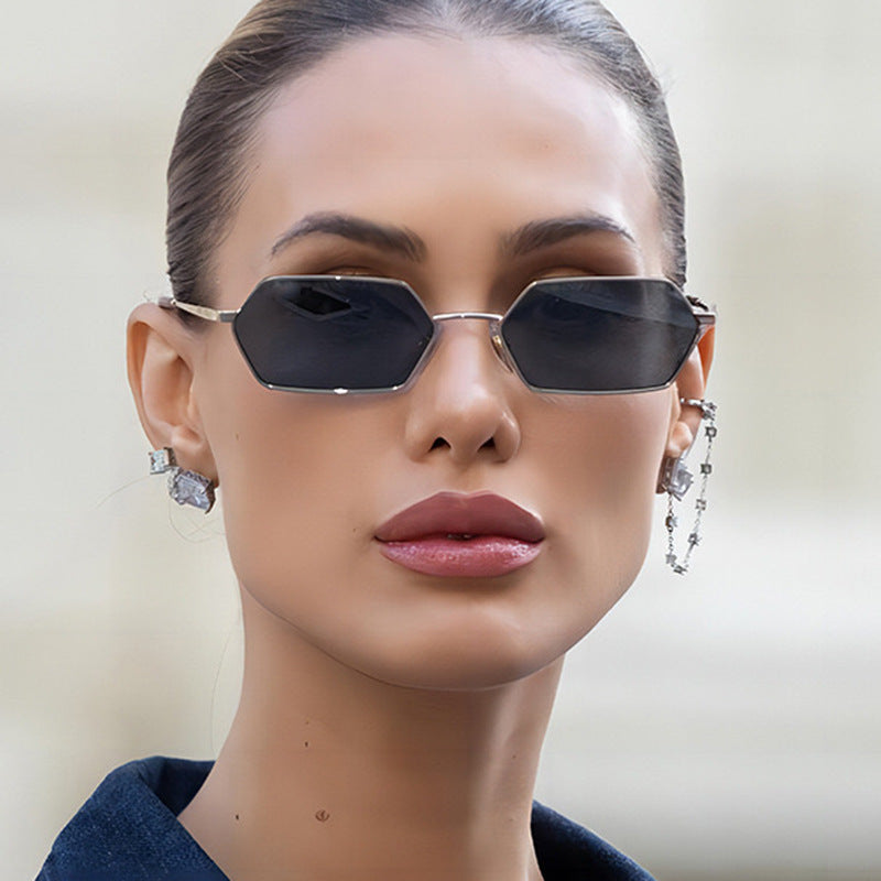 Women's Fashion Personality Polygonal Sunglasses