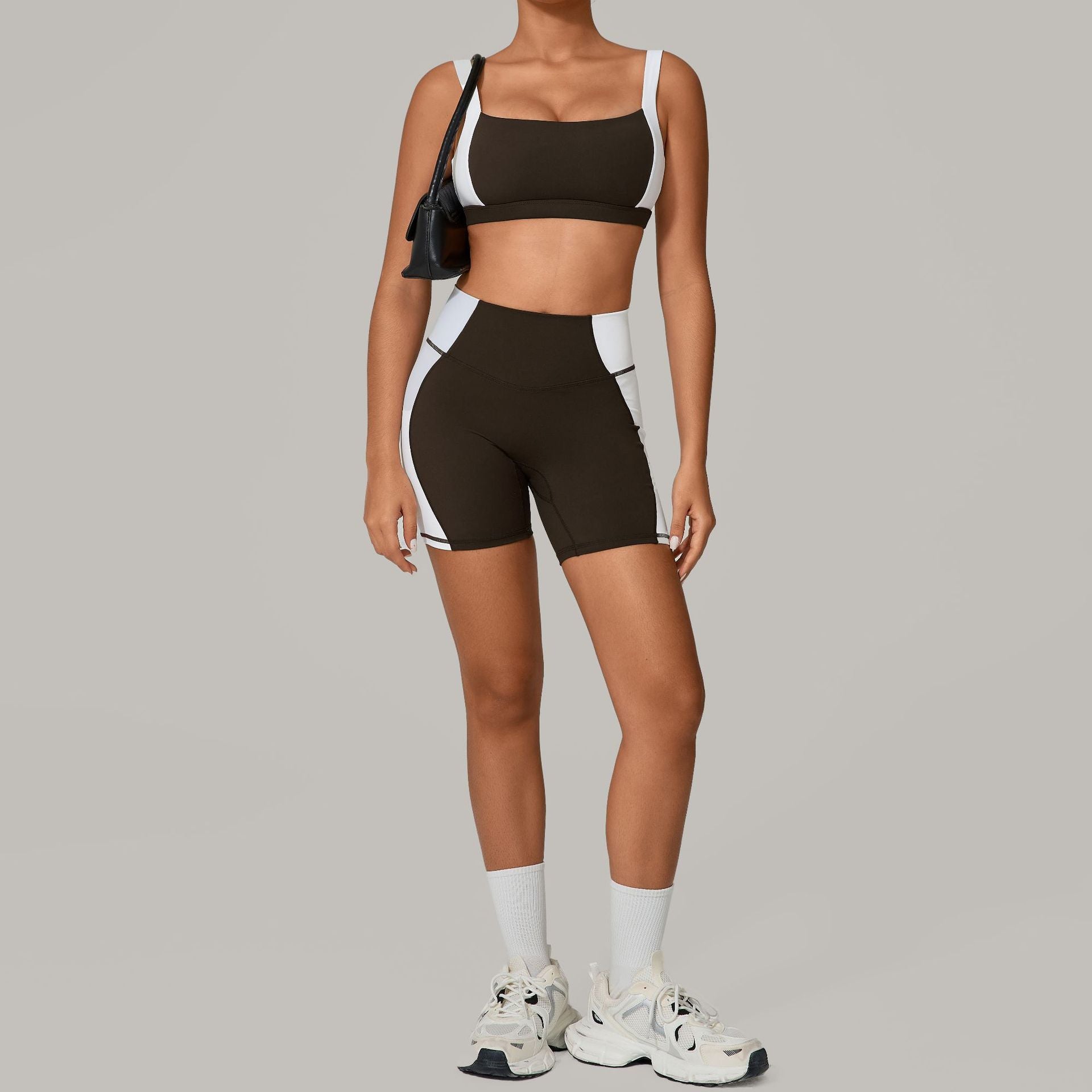 Autumn Sand Backless Yoga Clothes