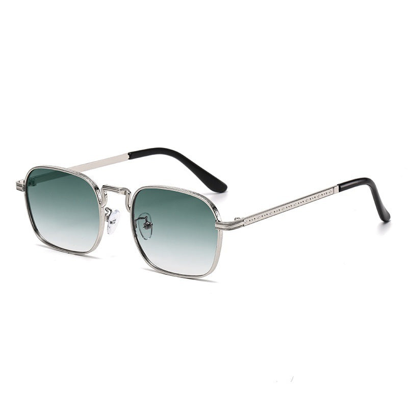 Internet-famous Sunglasses Men's And Women's Korean-style Square Oval