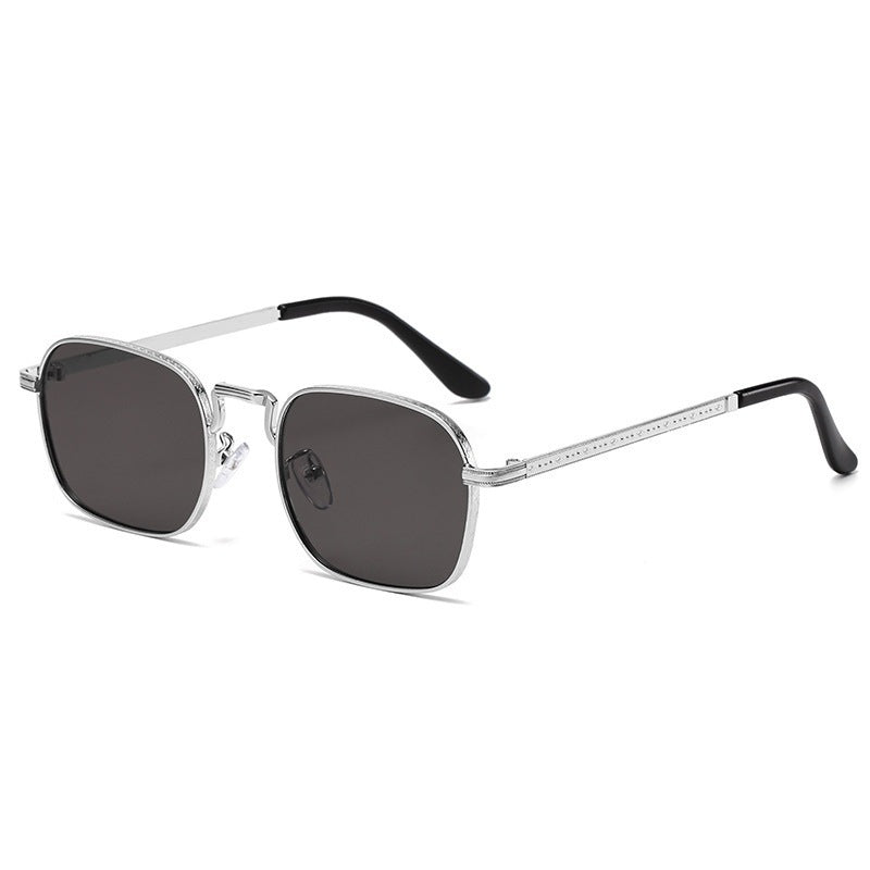 Internet-famous Sunglasses Men's And Women's Korean-style Square Oval